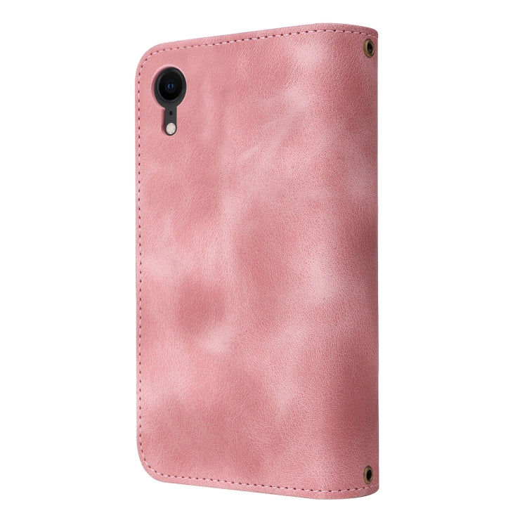 For iPhone XR Multifunctional Card Slot Zipper Wallet Leather Phone Case