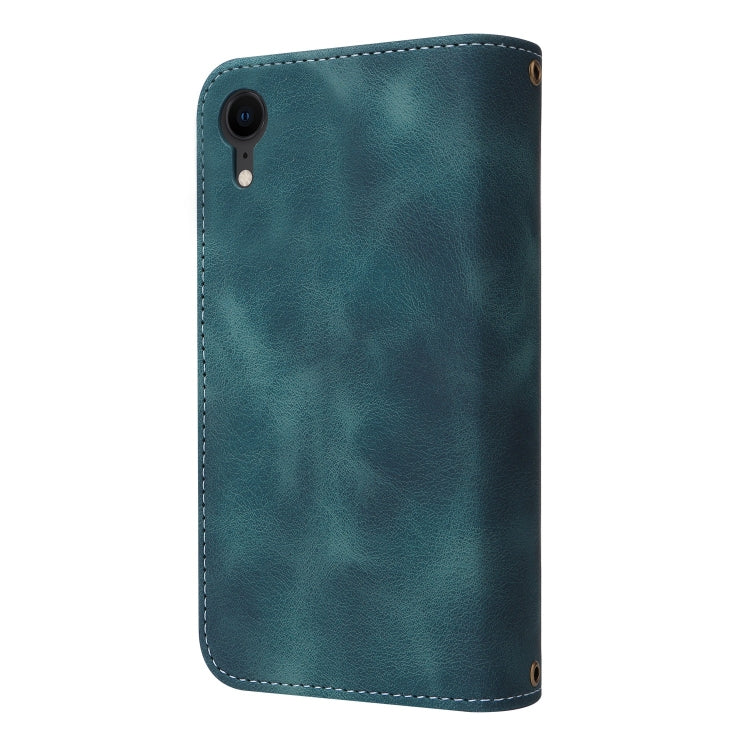 For iPhone XR Multifunctional Card Slot Zipper Wallet Leather Phone Case