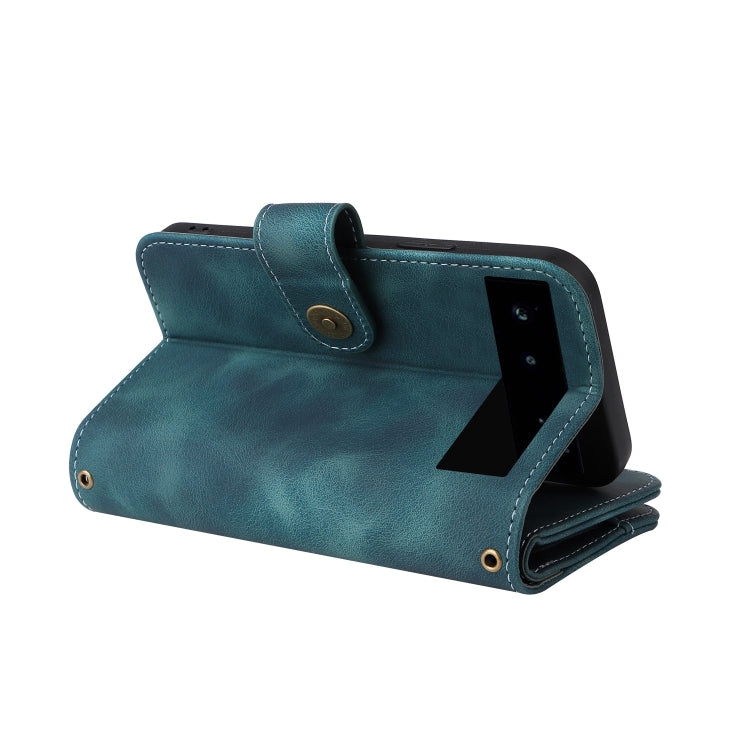 For Google Pixel 6 Multifunctional Card Slot Zipper Wallet Leather Phone Case