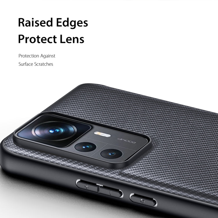For Xiaomi 12T Pro DUX DUCIS Fino Series PU + TPU Phone Case(Grey)