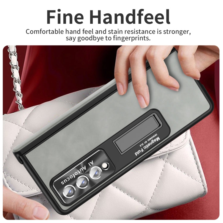 For Samsung Galaxy Z Fold4 Napa Texture All-inclusive Phone Case