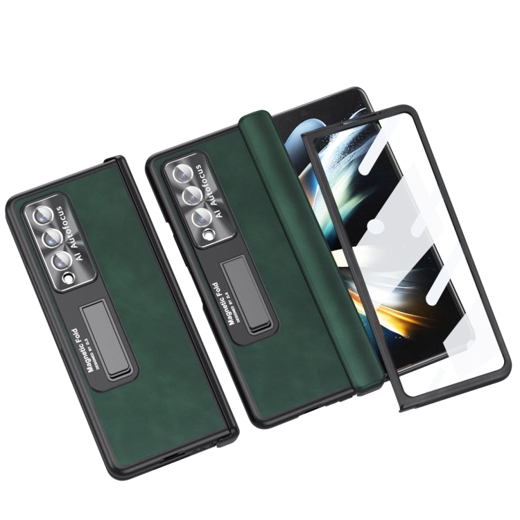For Samsung Galaxy Z Fold4 Napa Texture All-inclusive Phone Case