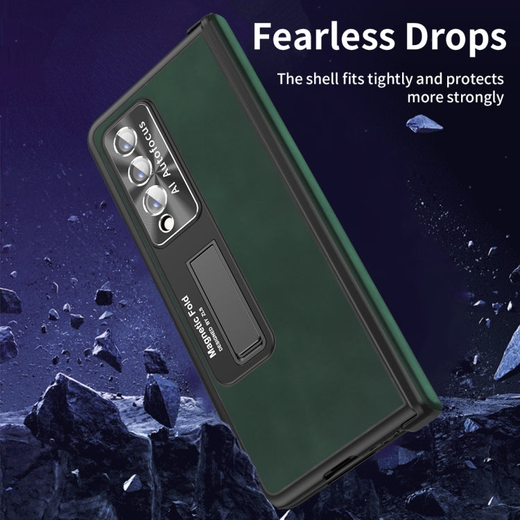 For Samsung Galaxy Z Fold4 Napa Texture All-inclusive Phone Case