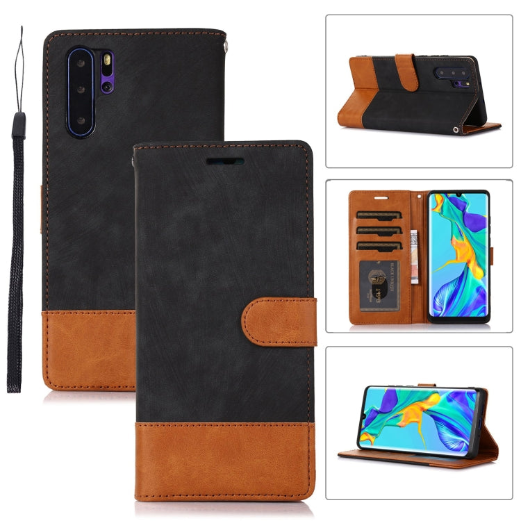 For Huawei P30 Pro Splicing Leather Phone Case