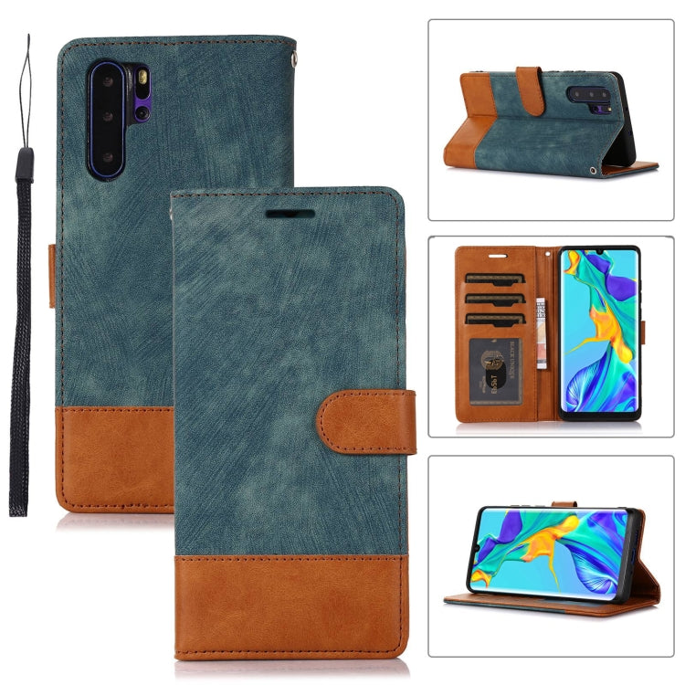 For Huawei P30 Pro Splicing Leather Phone Case