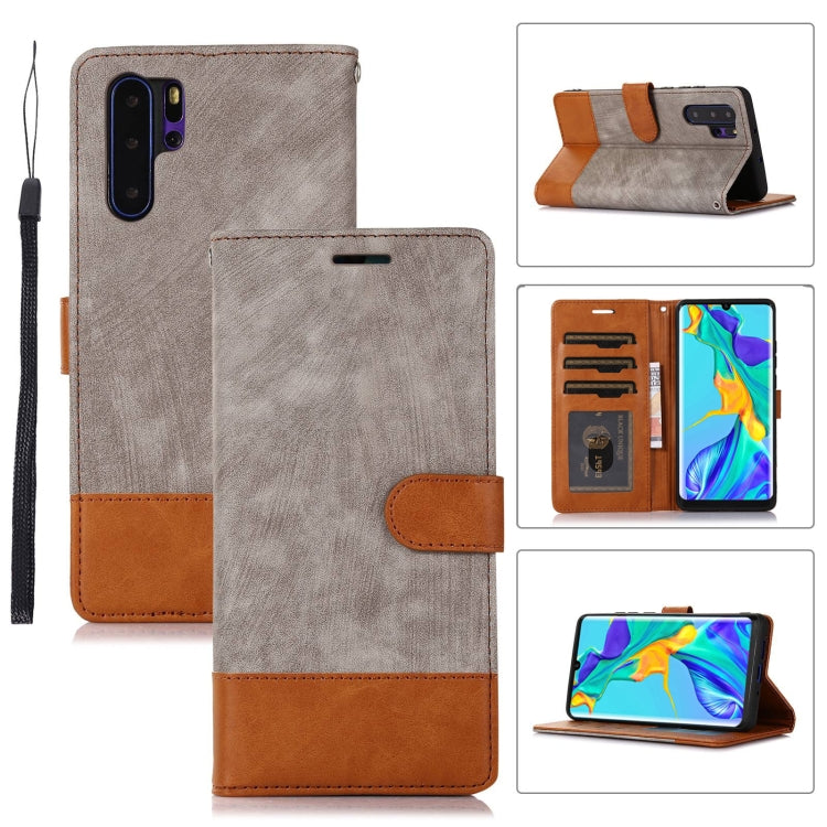 For Huawei P30 Pro Splicing Leather Phone Case