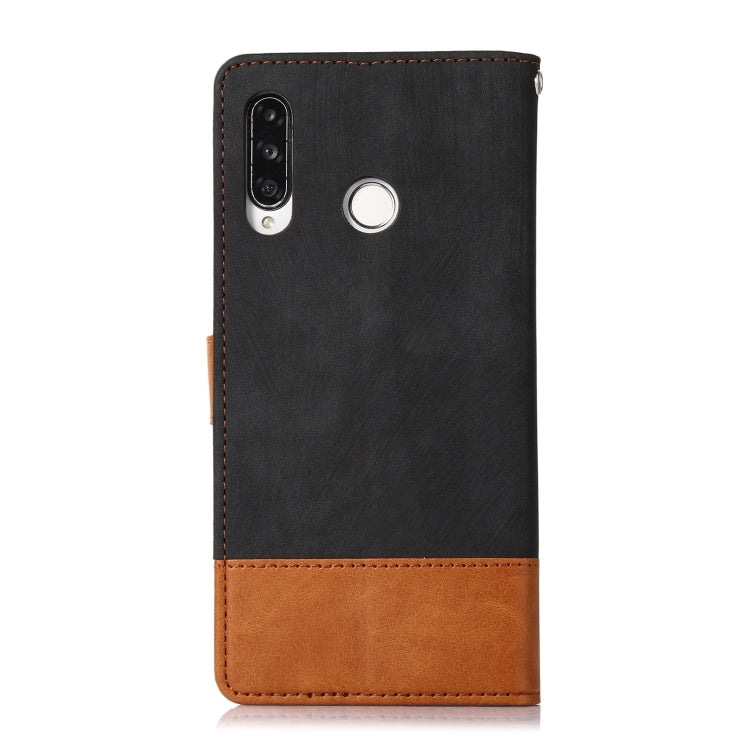 For Huawei P30 Lite Splicing Leather Phone Case