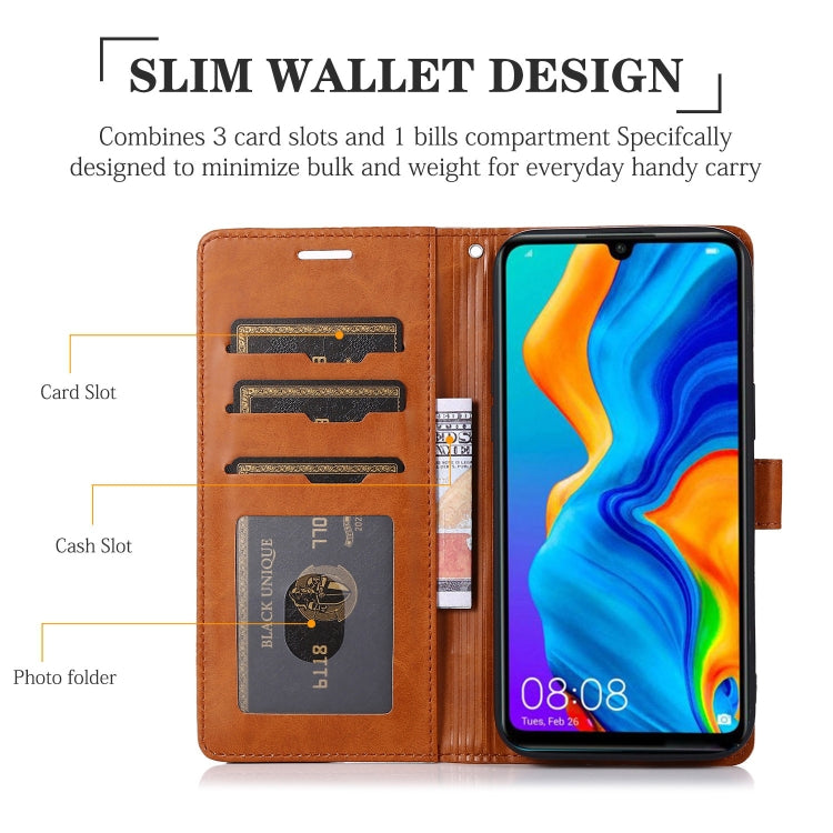 For Huawei P30 Lite Splicing Leather Phone Case