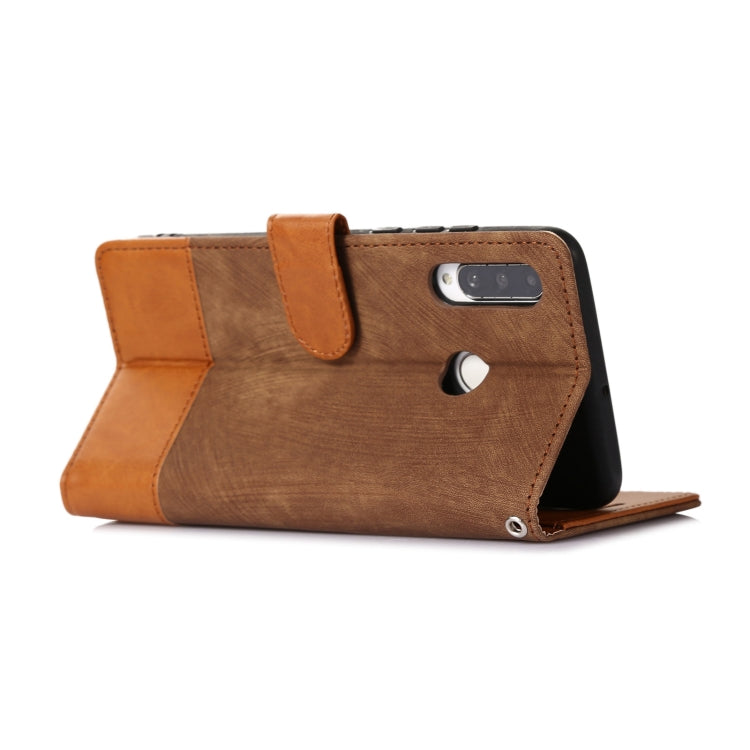 For Huawei P30 Lite Splicing Leather Phone Case