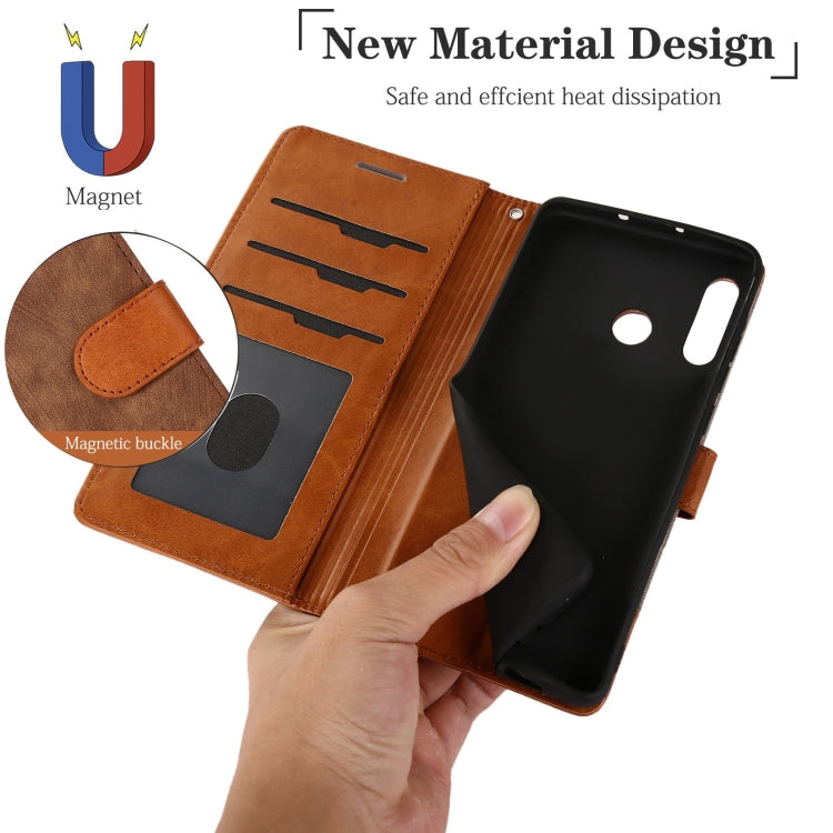 For Huawei P30 Lite Splicing Leather Phone Case