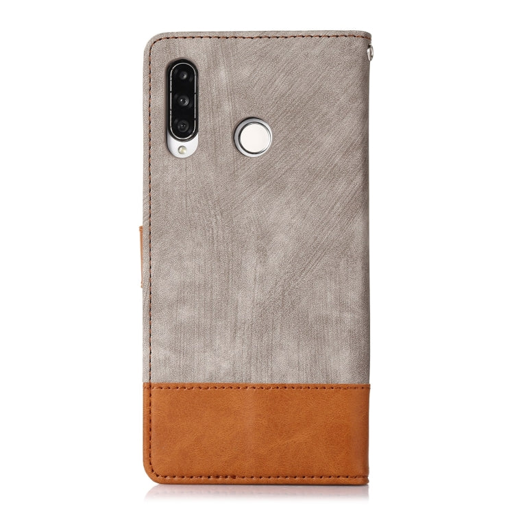 For Huawei P30 Lite Splicing Leather Phone Case