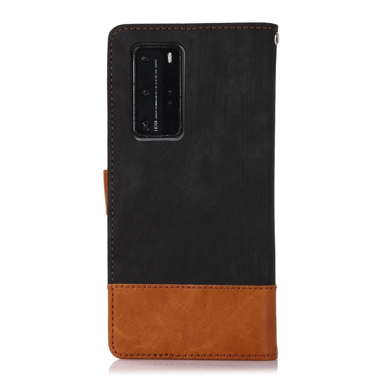 For Huawei P40 Pro Splicing Leather Phone Case