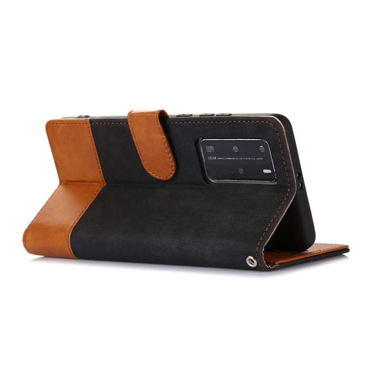 For Huawei P40 Pro Splicing Leather Phone Case