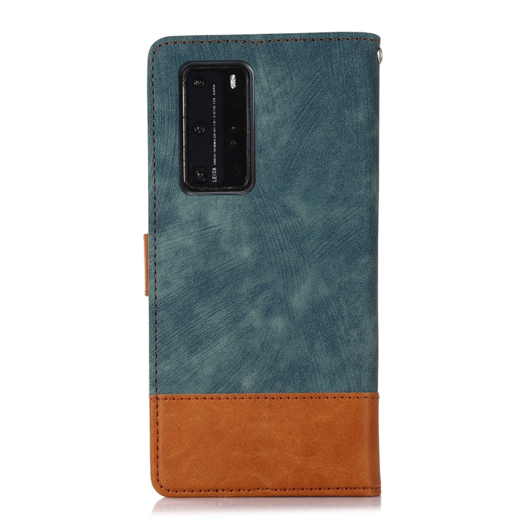 For Huawei P40 Pro Splicing Leather Phone Case