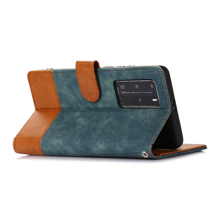 For Huawei P40 Pro Splicing Leather Phone Case