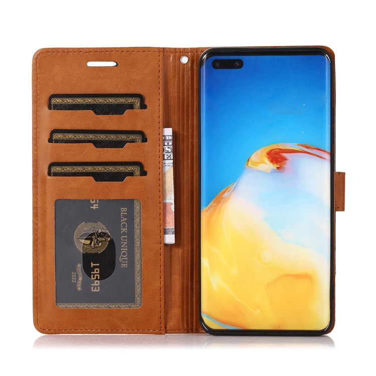 For Huawei P40 Pro Splicing Leather Phone Case