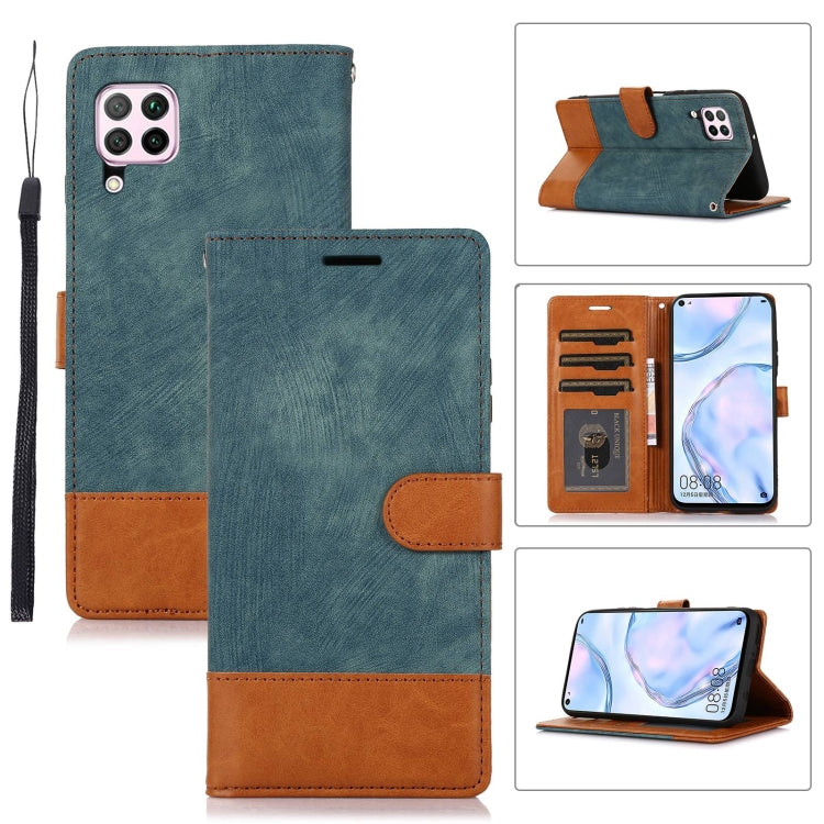 For Huawei P40 Lite / Nova 6 SE Splicing Leather Phone Case