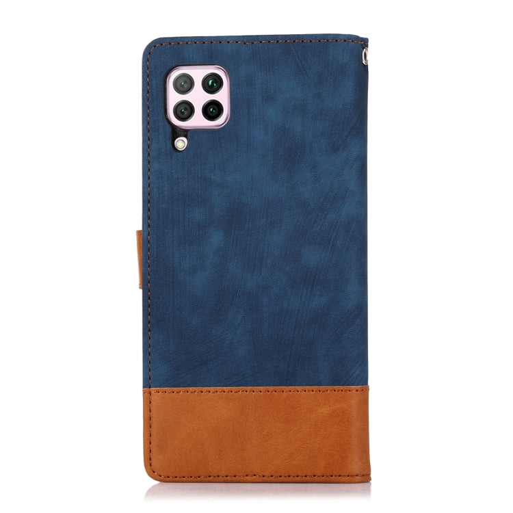 For Huawei P40 Lite / Nova 6 SE Splicing Leather Phone Case
