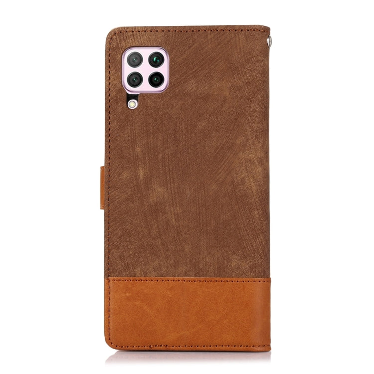 For Huawei P40 Lite / Nova 6 SE Splicing Leather Phone Case