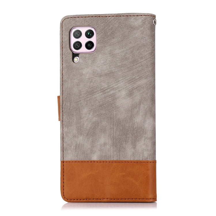 For Huawei P40 Lite / Nova 6 SE Splicing Leather Phone Case