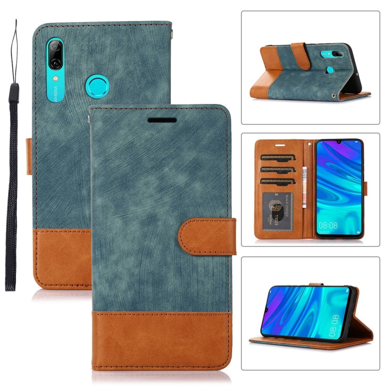 For Huawei P Smart 2019 / Honor 10 Lite Splicing Leather Phone Case