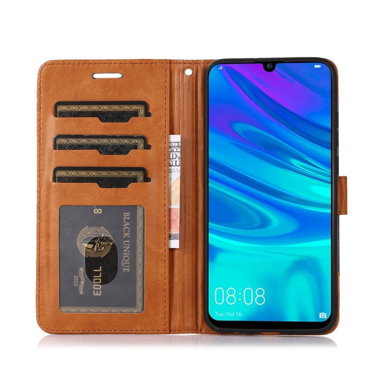 For Huawei P Smart 2019 / Honor 10 Lite Splicing Leather Phone Case