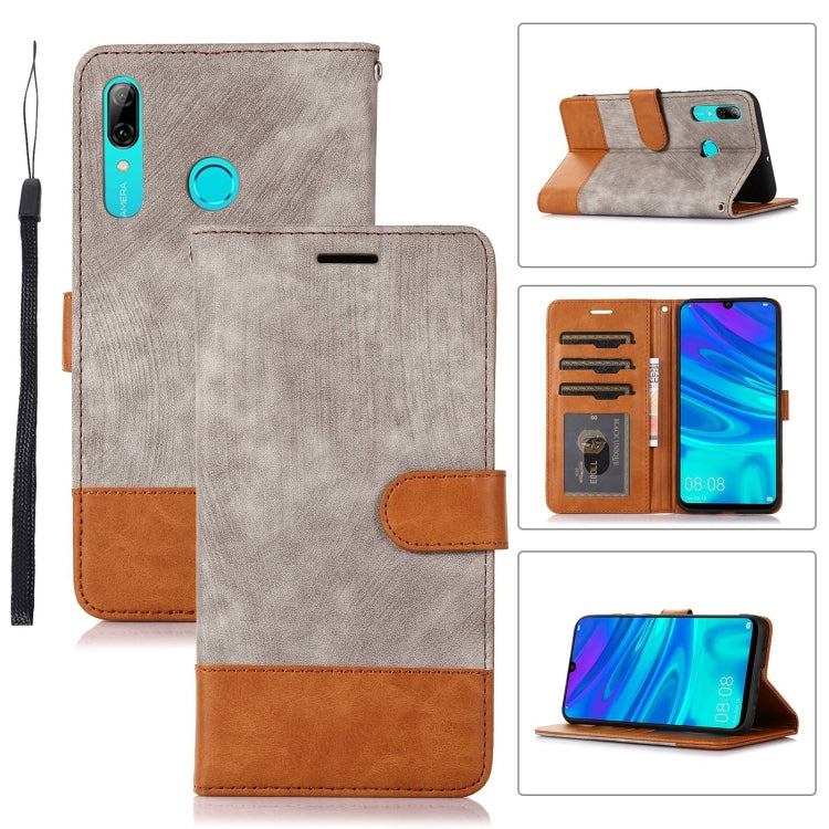 For Huawei P Smart 2019 / Honor 10 Lite Splicing Leather Phone Case