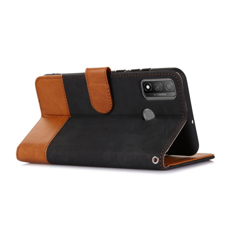 For Huawei P Smart 2020 Splicing Leather Phone Case