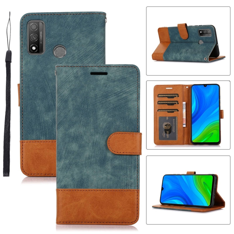 For Huawei P Smart 2020 Splicing Leather Phone Case