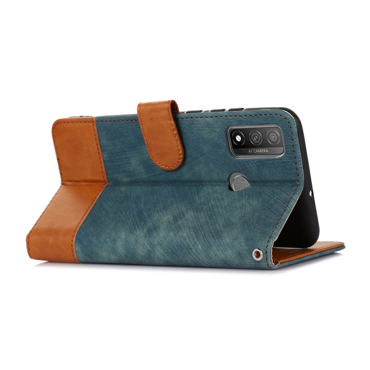 For Huawei P Smart 2020 Splicing Leather Phone Case