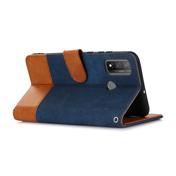 For Huawei P Smart 2020 Splicing Leather Phone Case