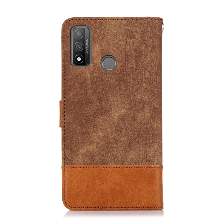 For Huawei P Smart 2020 Splicing Leather Phone Case