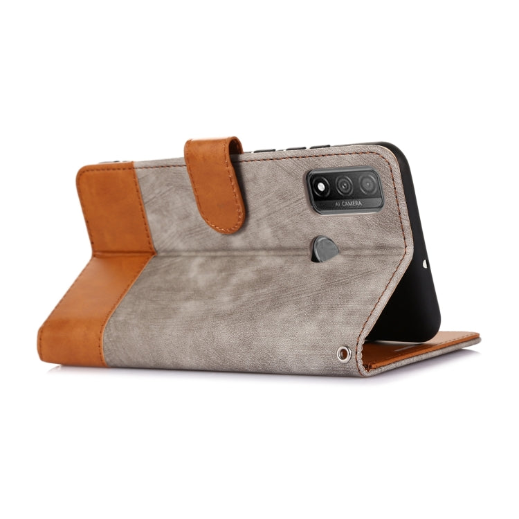 For Huawei P Smart 2020 Splicing Leather Phone Case