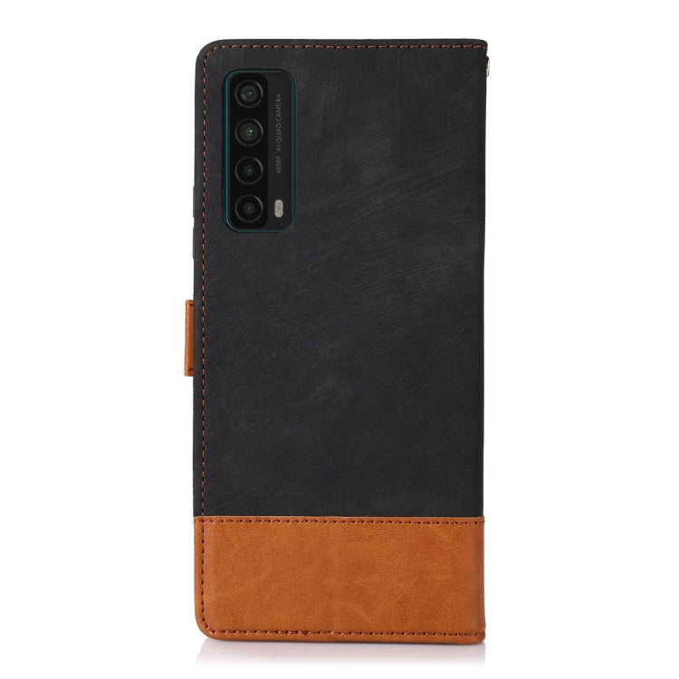 For Huawei P Smart 2021 Splicing Leather Phone Case