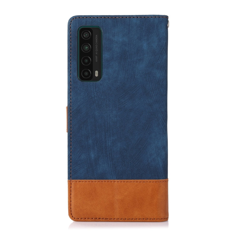 For Huawei P Smart 2021 Splicing Leather Phone Case