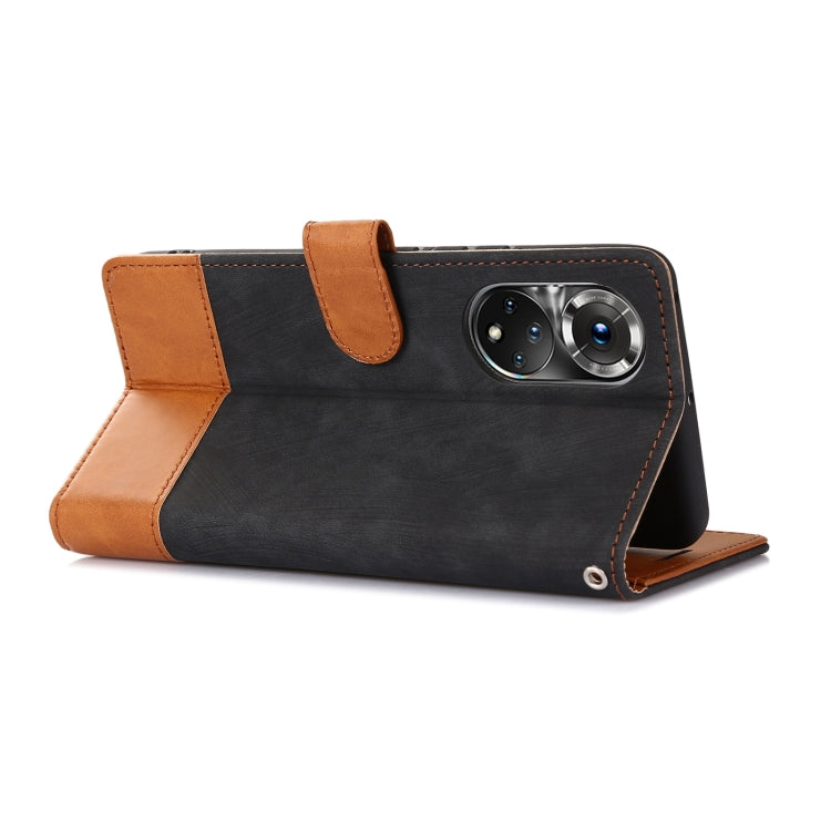 For Honor 50 5G Splicing Leather Phone Case