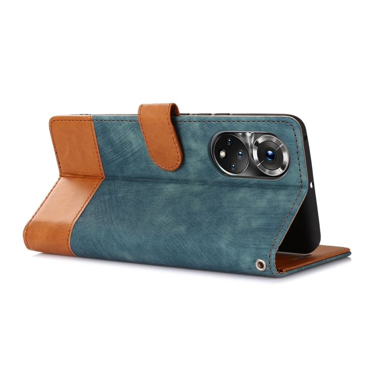 For Honor 50 5G Splicing Leather Phone Case