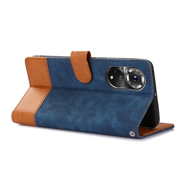 For Honor 50 5G Splicing Leather Phone Case