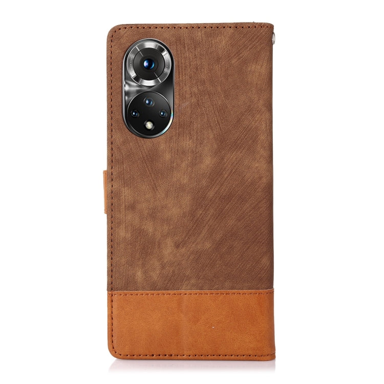 For Honor 50 5G Splicing Leather Phone Case