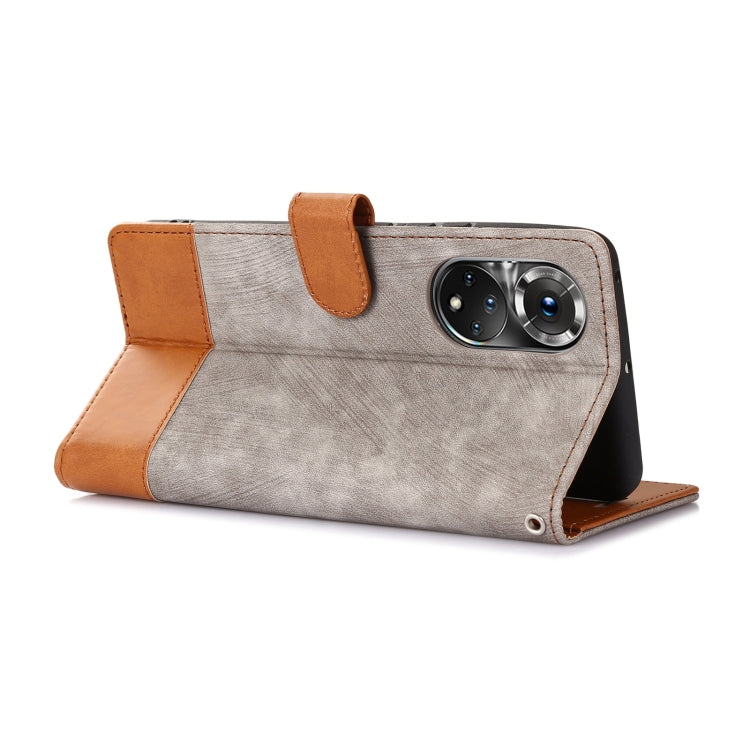 For Honor 50 5G Splicing Leather Phone Case