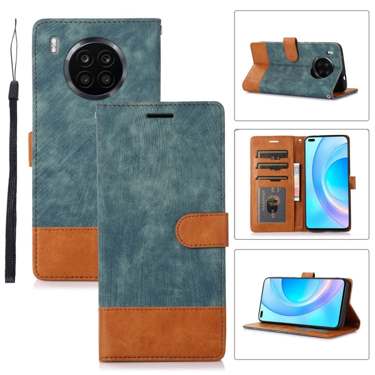 For Honor 50 Lite Splicing Leather Phone Case