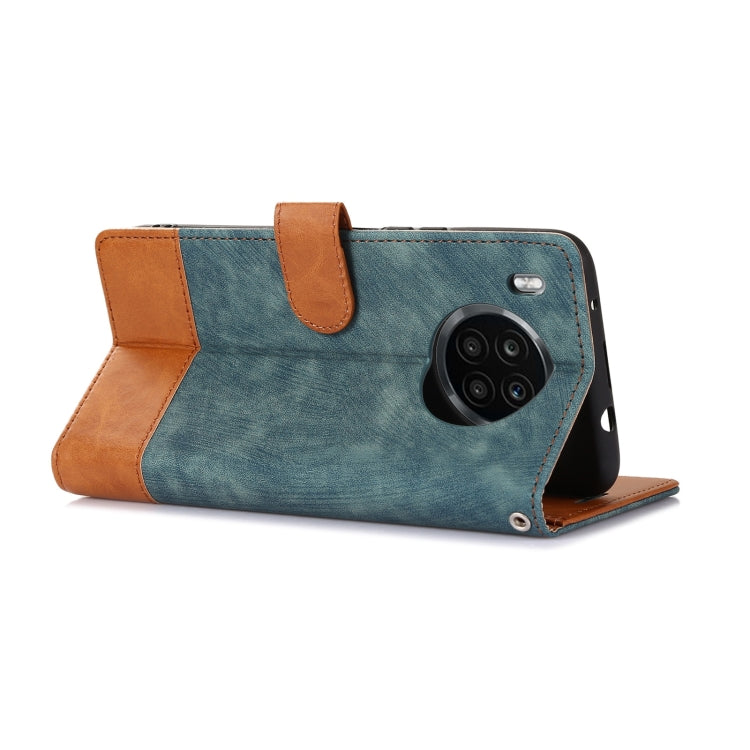 For Honor 50 Lite Splicing Leather Phone Case