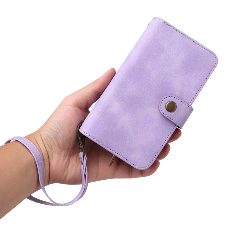 For Xiaomi Redmi Note 10 Pro 4G Multifunctional Card Slot Zipper Wallet Leather Phone Case