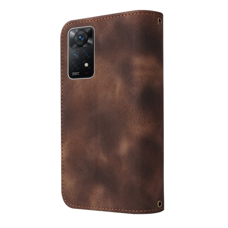 For Xiaomi Redmi Note 11 Pro Global Multifunctional Card Slot Zipper Wallet Leather Phone Case