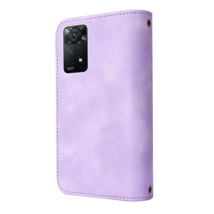 For Xiaomi Redmi Note 11 Pro Global Multifunctional Card Slot Zipper Wallet Leather Phone Case