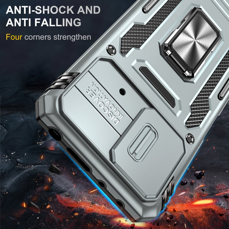 For Xiaomi Poco X4 Pro 5G Armor PC + TPU Camera Shield Phone Case