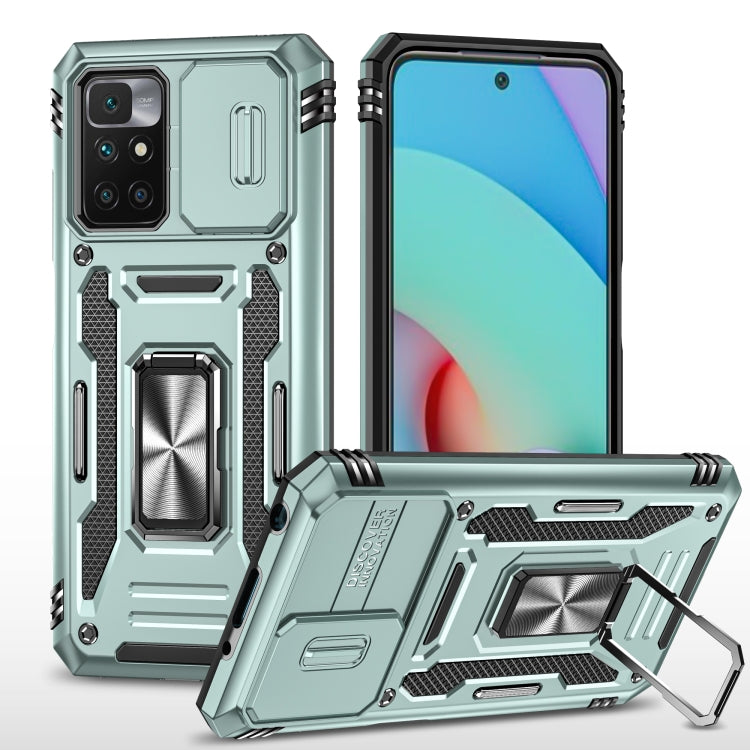 For Xiaomi Redmi 10 Armor PC + TPU Camera Shield Phone Case