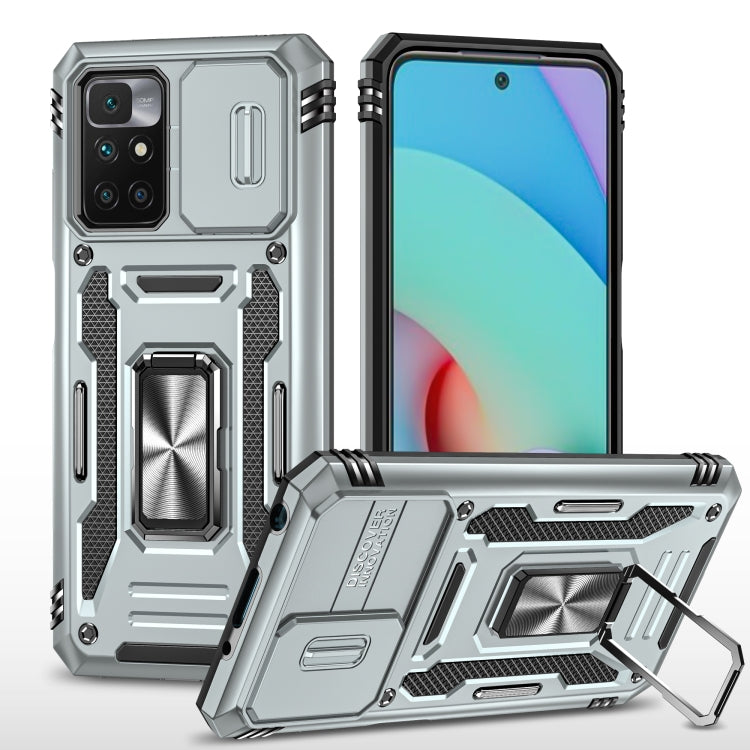 For Xiaomi Redmi 10 Armor PC + TPU Camera Shield Phone Case