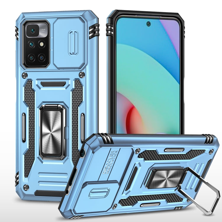 For Xiaomi Redmi 10 Armor PC + TPU Camera Shield Phone Case
