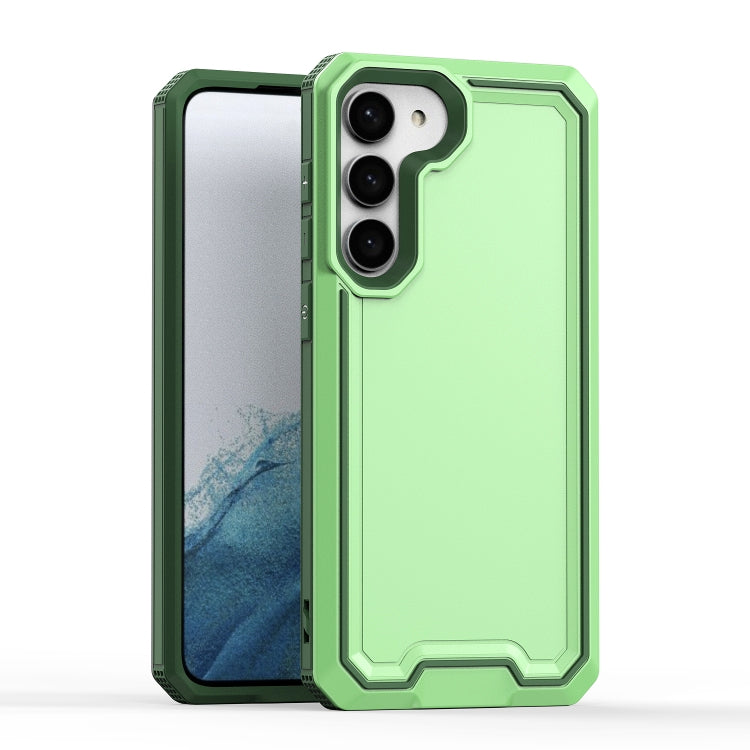 For Samsung Galaxy S23 5G Armour Two-color TPU + PC Phone Case